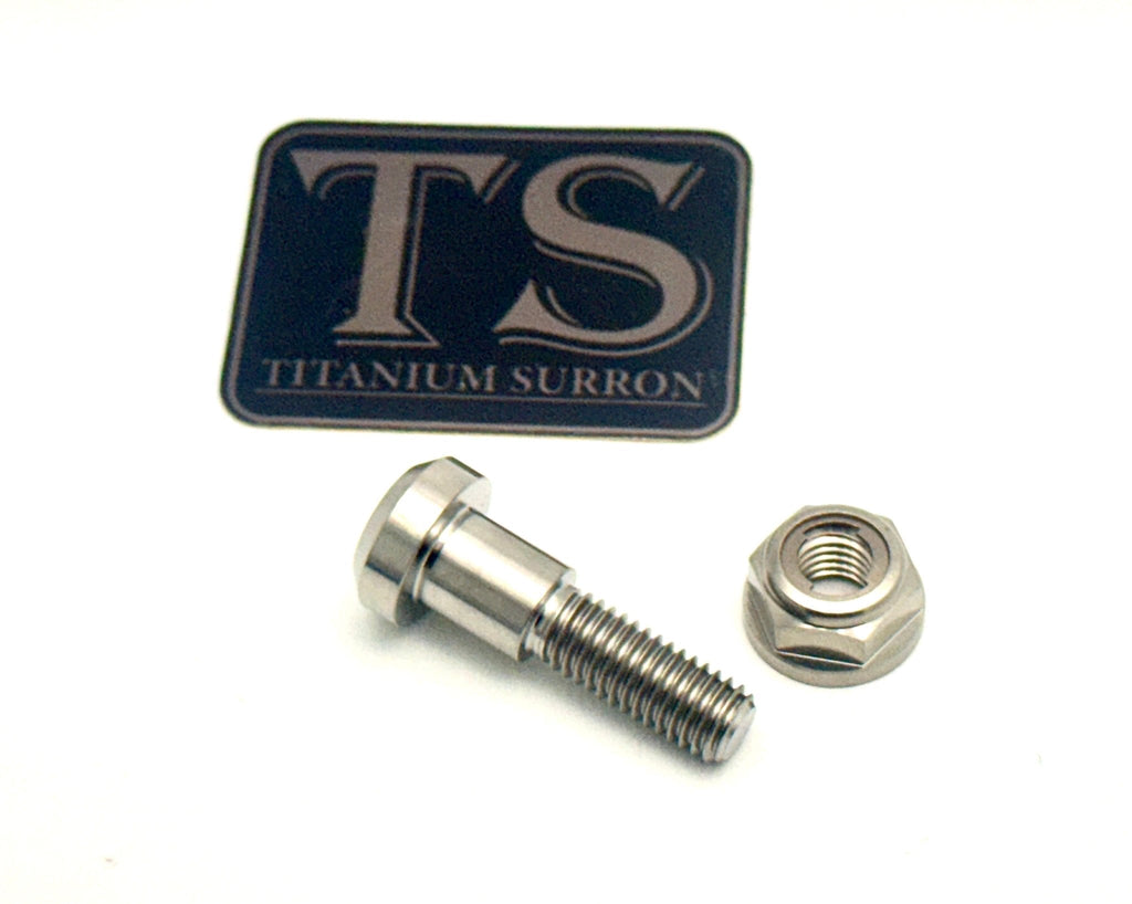 Titanium Kickstand Bolt/ Nut Set- E-Ride Pro, Surron, Segway - Riot Racing
