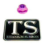 M8 Titanium Grade 5 DIN 6923 Hex Flange Nut Titanium Surron