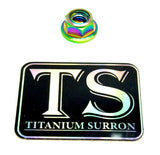 M8 Titanium Grade 5 DIN 6923 Hex Flange Nut Titanium Surron
