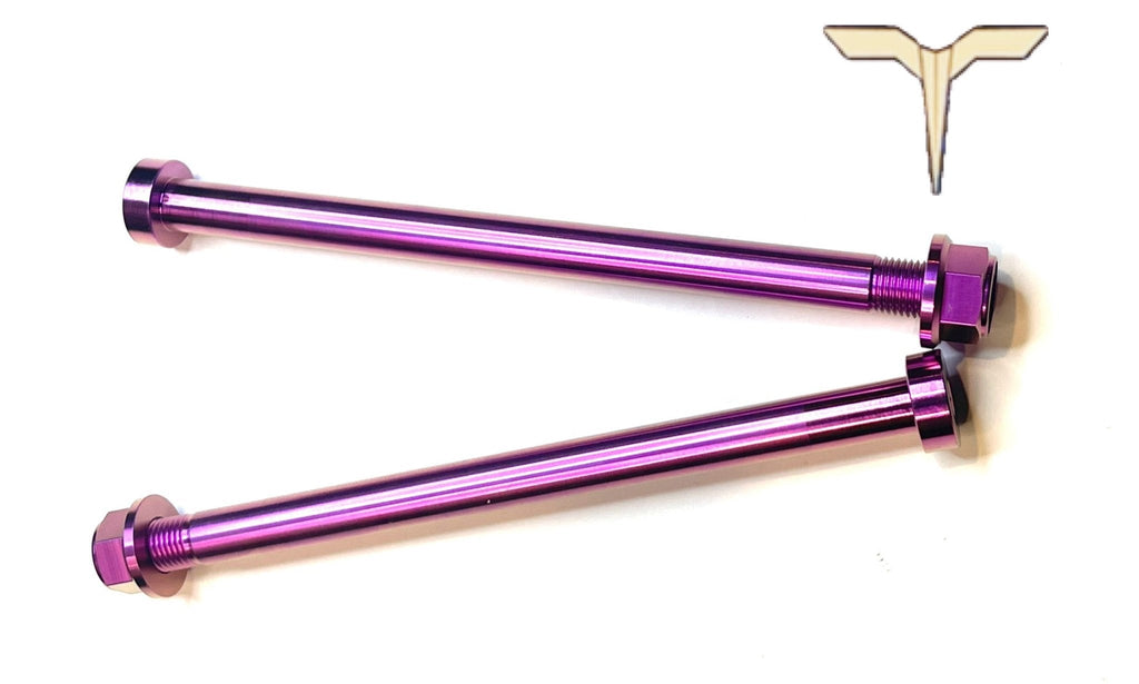 Titanium Rear Axle and Nut - Talaria - Riot Racing