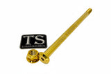 Titanium Rear Axle and Nut - Yozma IN10 Titanium Surron