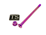 Titanium Rear Axle and Nut - Yozma IN10 Titanium Surron