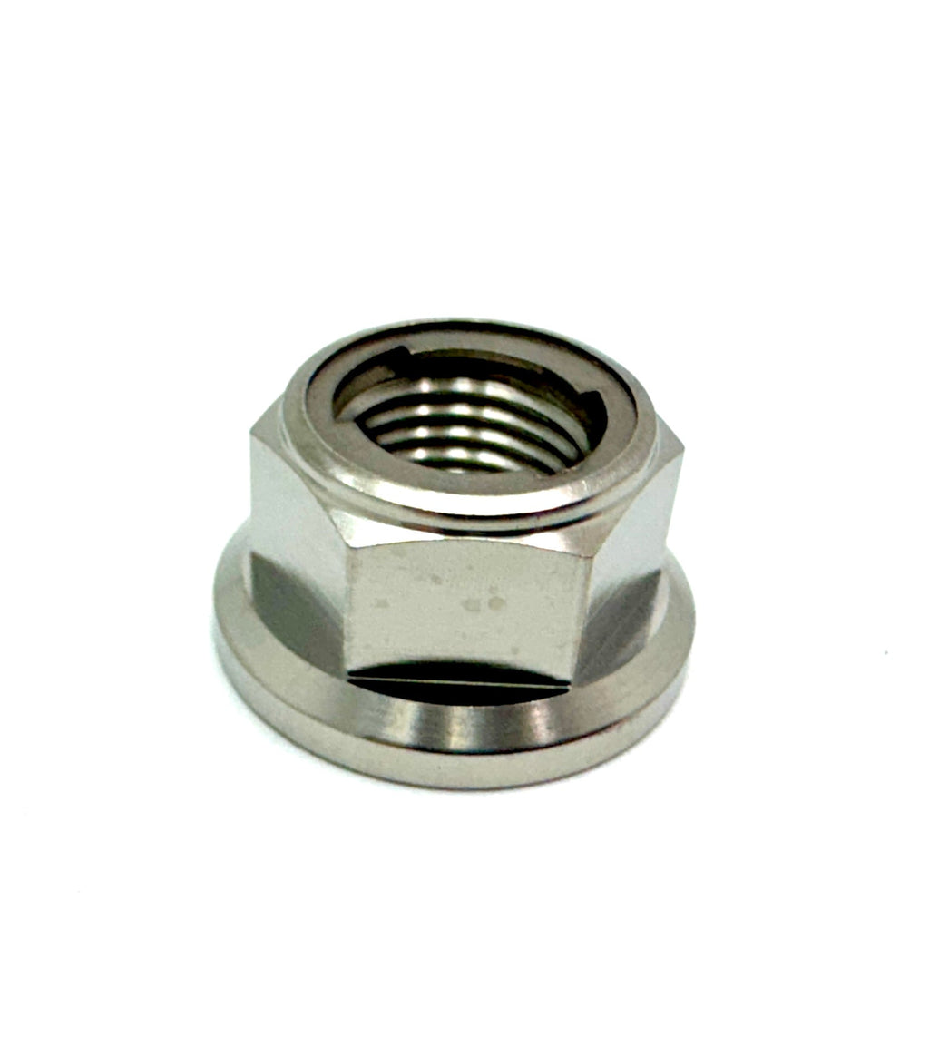 Titanium Rear Axle Nut - E-Moto - Riot Racing