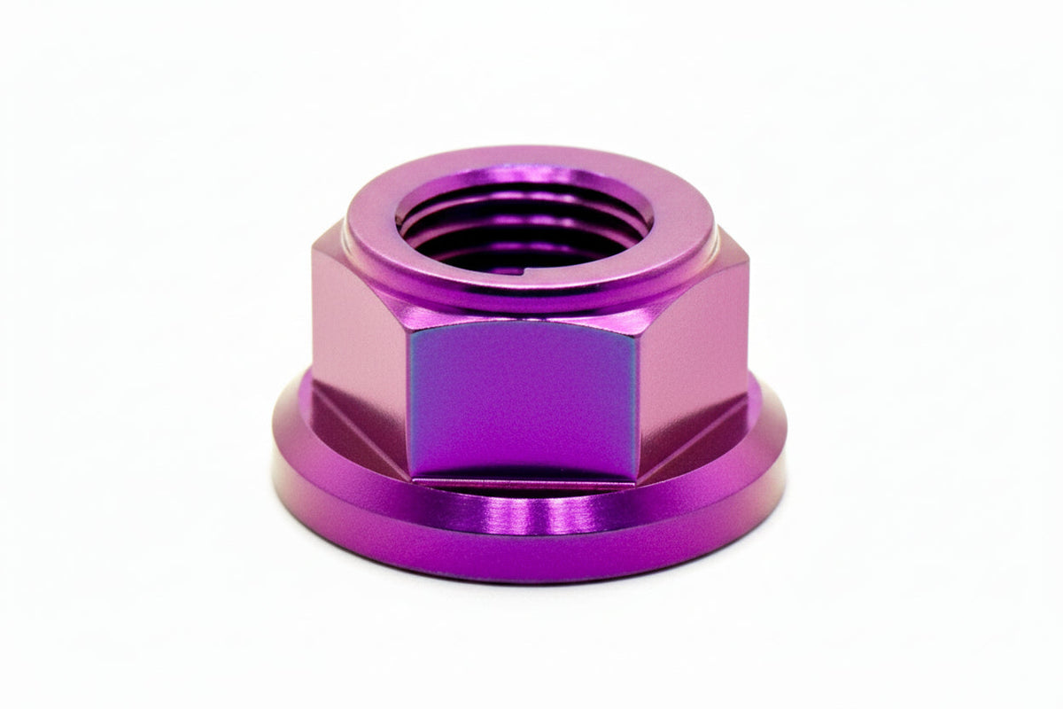 Titanium Rear Axle Nut - E-Moto Titanium Surron