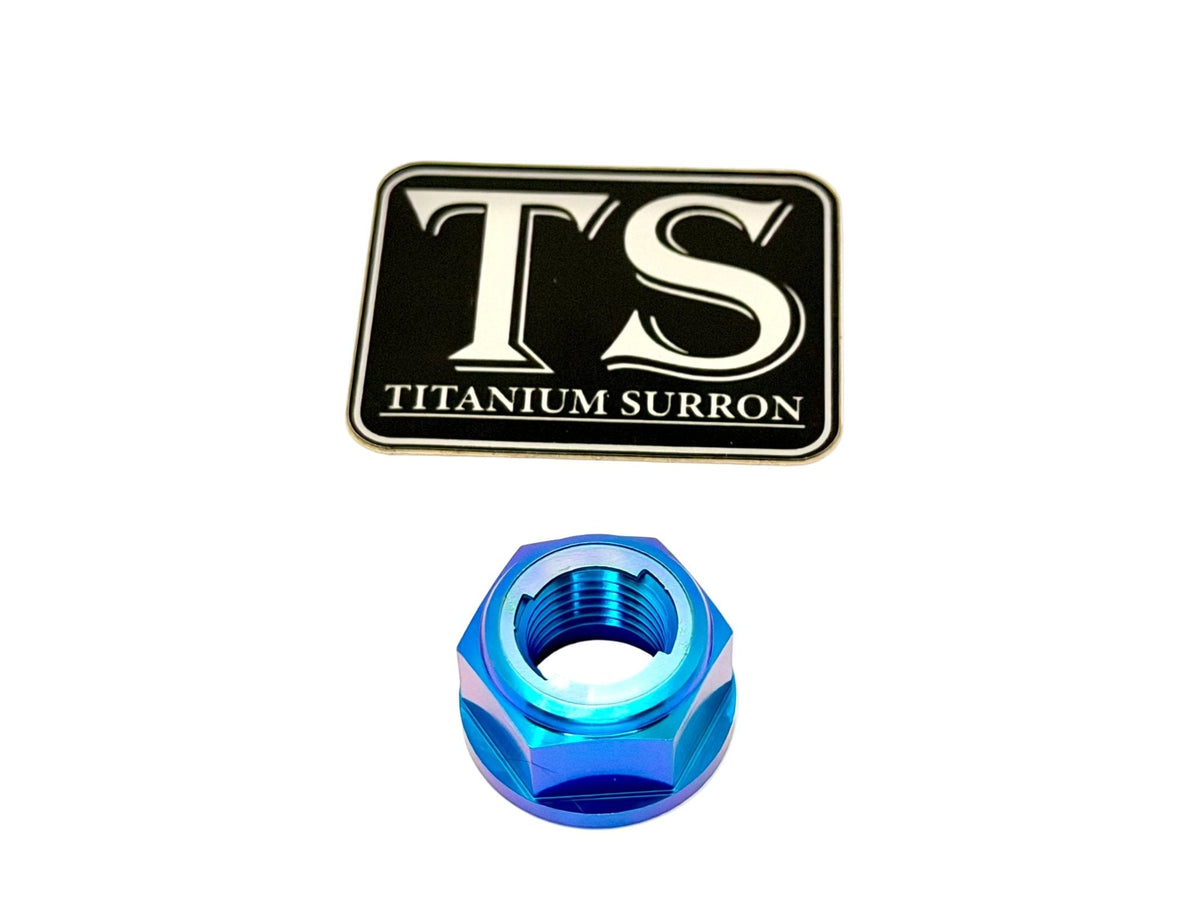 Titanium Rear Axle Nut - E-Moto Titanium Surron