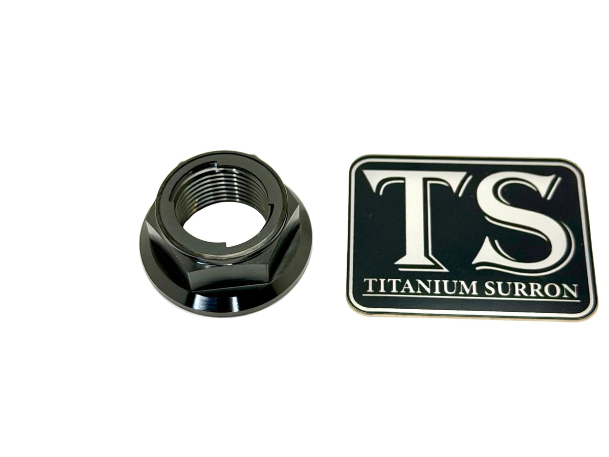 Titanium Rear Axle Nut - E-Moto Titanium Surron
