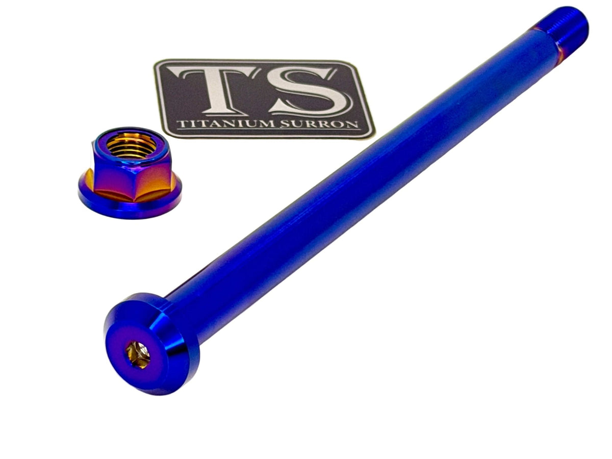 Titanium Rear Axle/ Nut - E-Ride Pro (all models) Titanium Surron