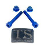 Titanium Rear Shock Mount Hardware (4 Pieces) Altis Sigma Titanium Surron