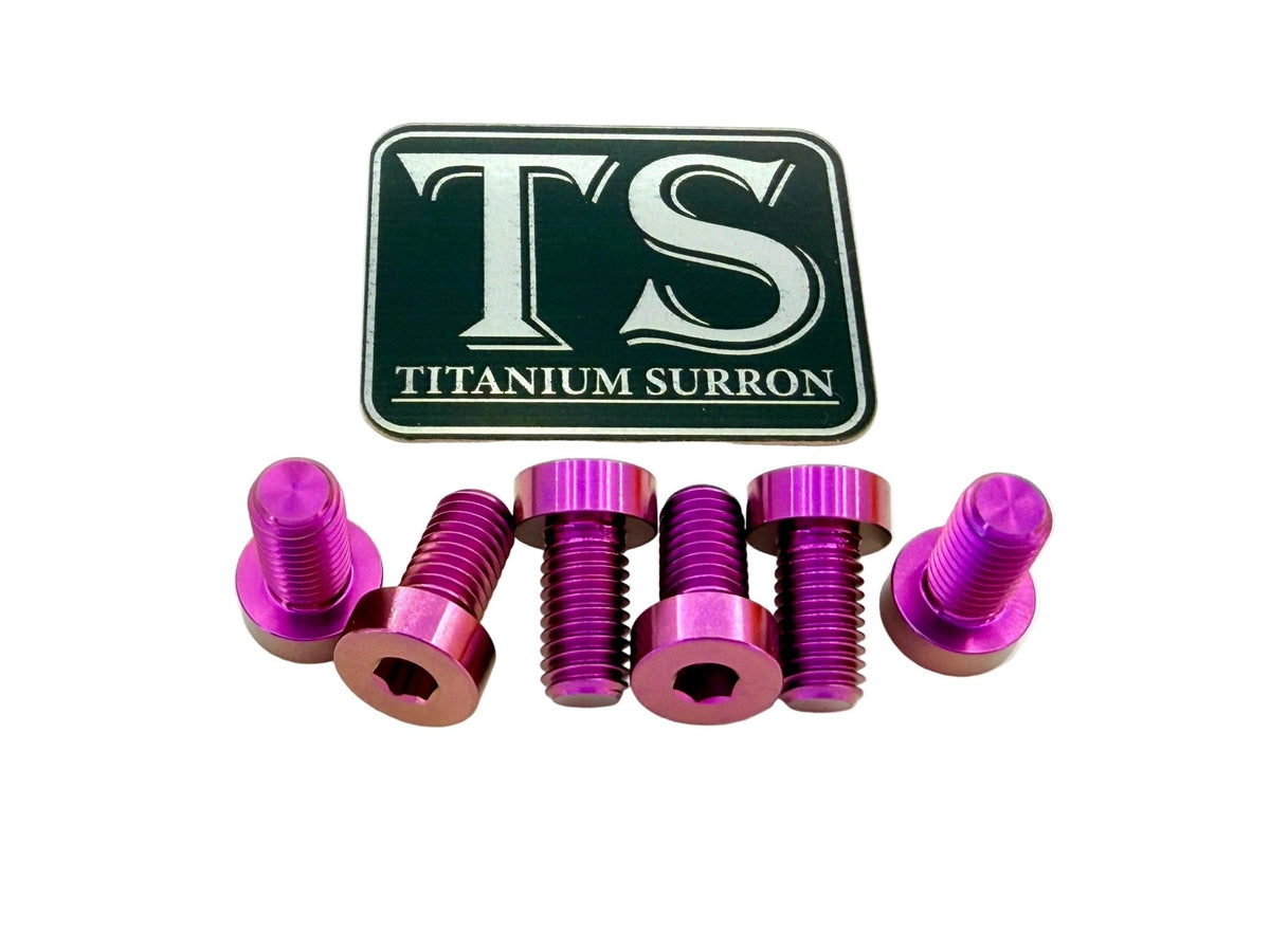 Titanium Sprocket Bolts - E-Moto Titanium Surron