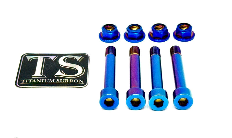 Titanium Rear Suspension/ Linkage  Bolt Kit for E-Ride Pro (8 pcs) Titanium Surron