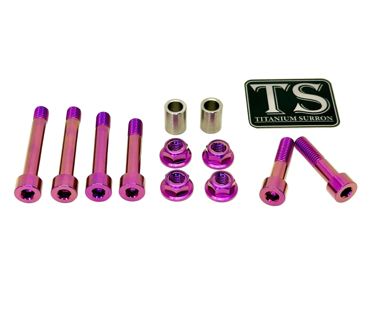 Titanium Rear Linkage Bolt Kit — Surron LBX & Segway Titanium Surron