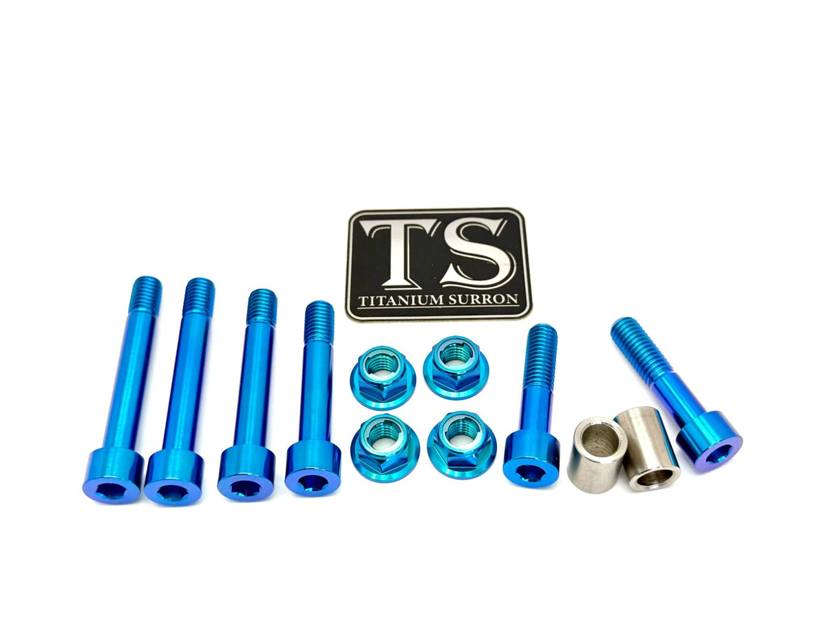 Titanium Rear Linkage Bolt Kit — Surron LBX & Segway Titanium Surron