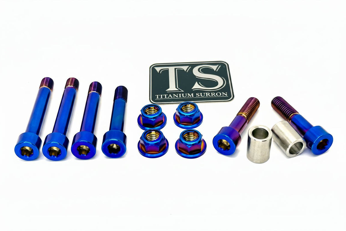Titanium Rear Linkage Bolt Kit — Surron LBX & Segway Titanium Surron