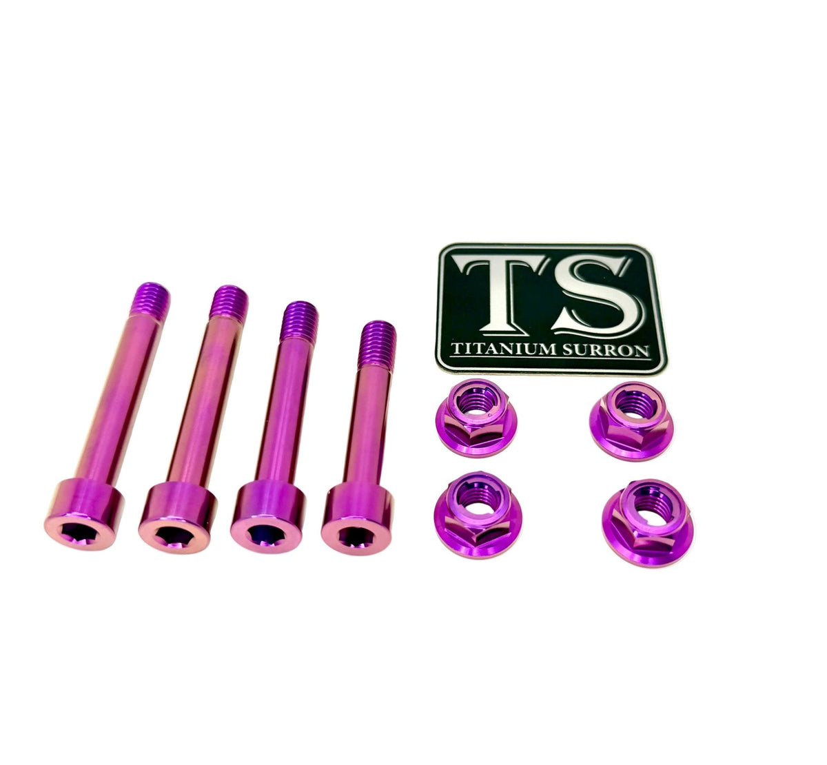 Titanium Rear Linkage Bolt Kit — Surron LBX & Segway Titanium Surron