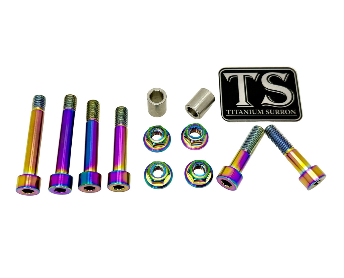 Titanium Rear Linkage Bolt Kit — Surron LBX & Segway Titanium Surron