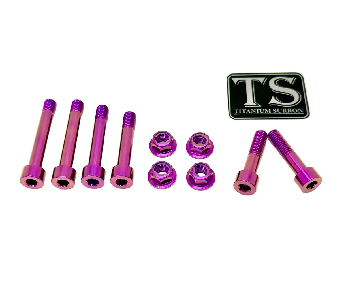 Titanium Rear Linkage Bolt Kit — Surron LBX & Segway Titanium Surron