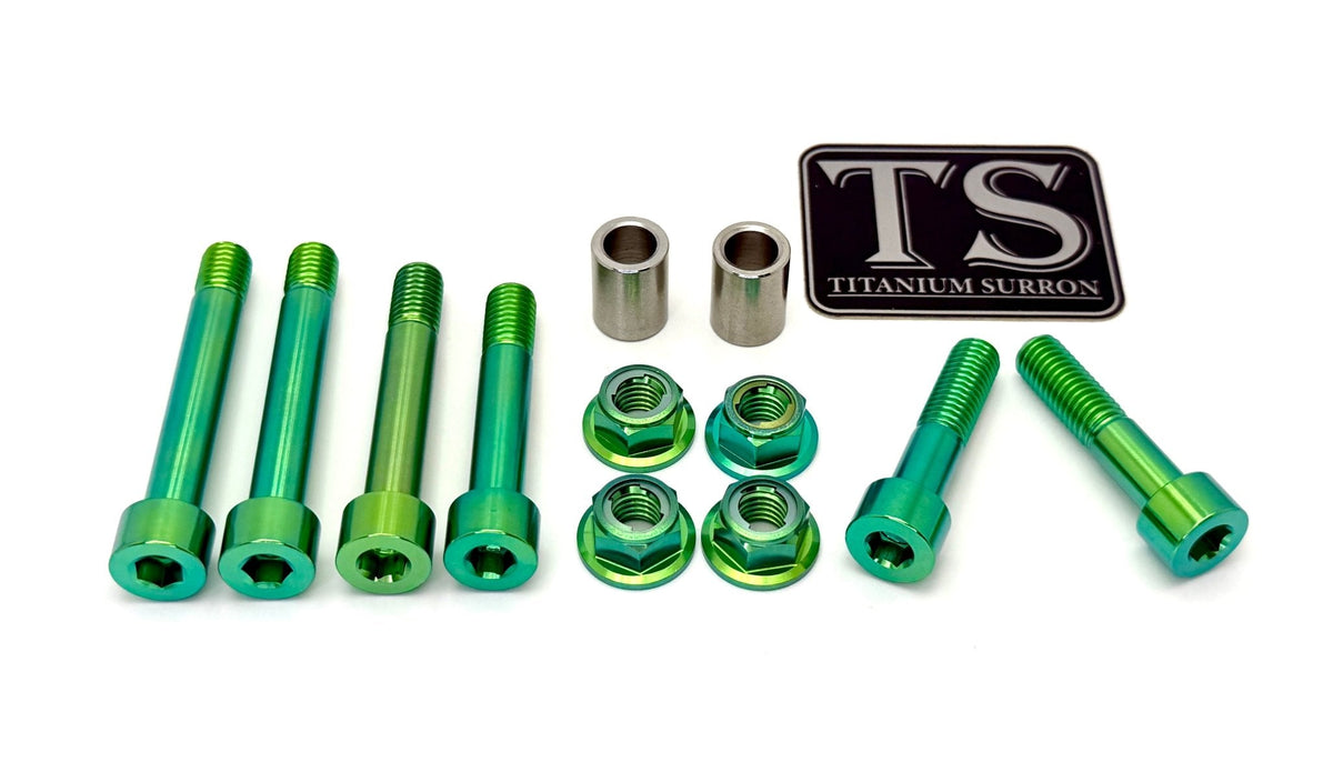 Titanium Rear Linkage Bolt Kit — Surron LBX & Segway Titanium Surron