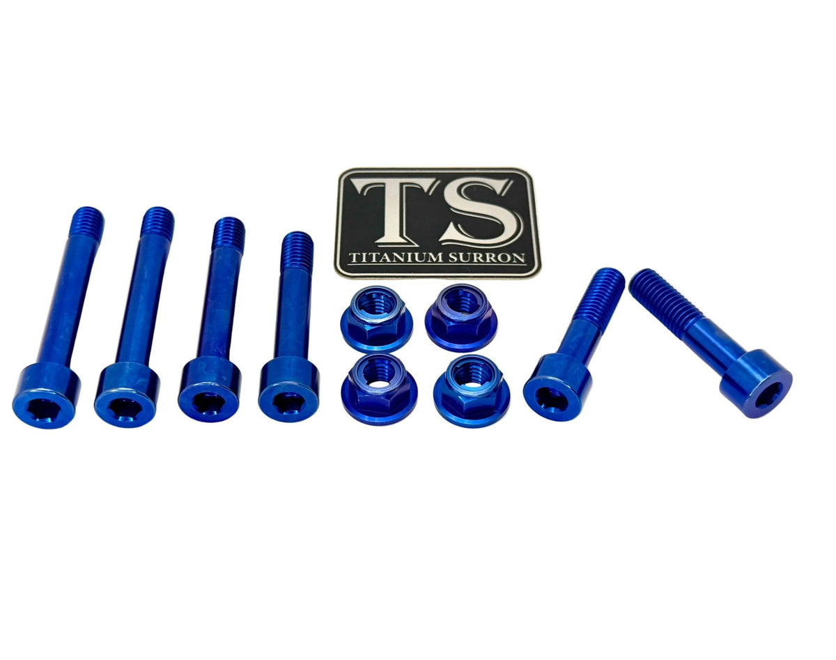 Titanium Rear Linkage Bolt Kit — Surron LBX & Segway Titanium Surron