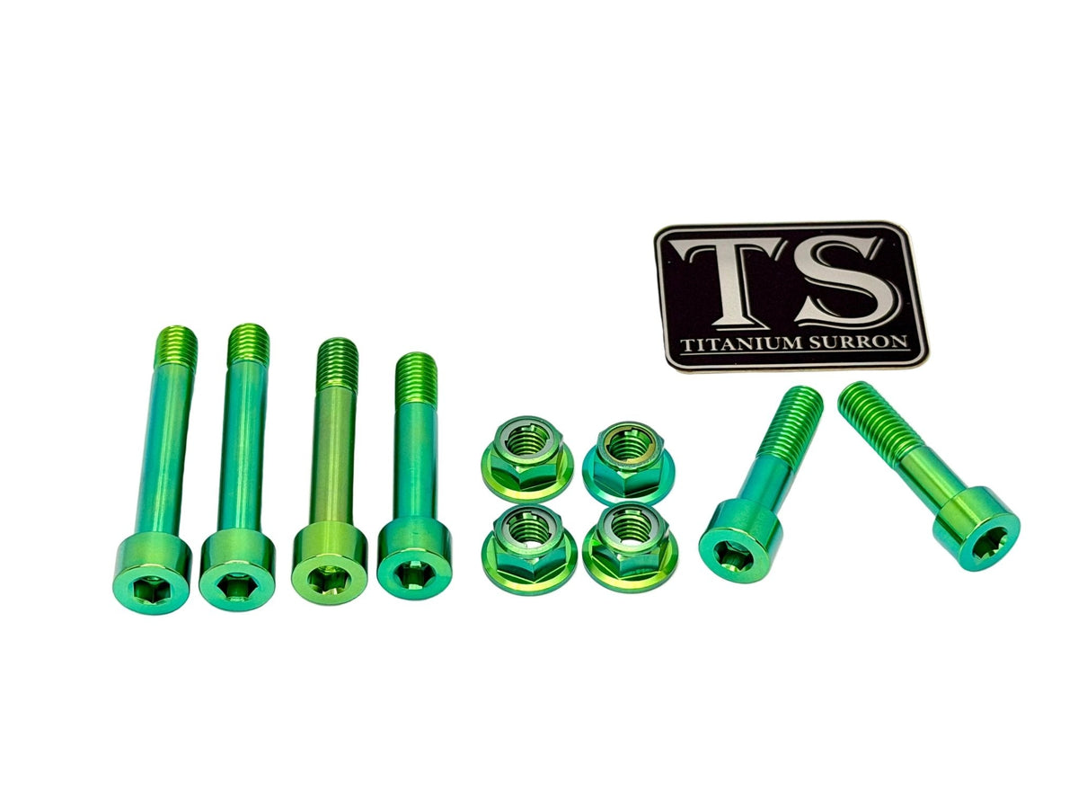 Titanium Rear Linkage Bolt Kit — Surron LBX & Segway Titanium Surron