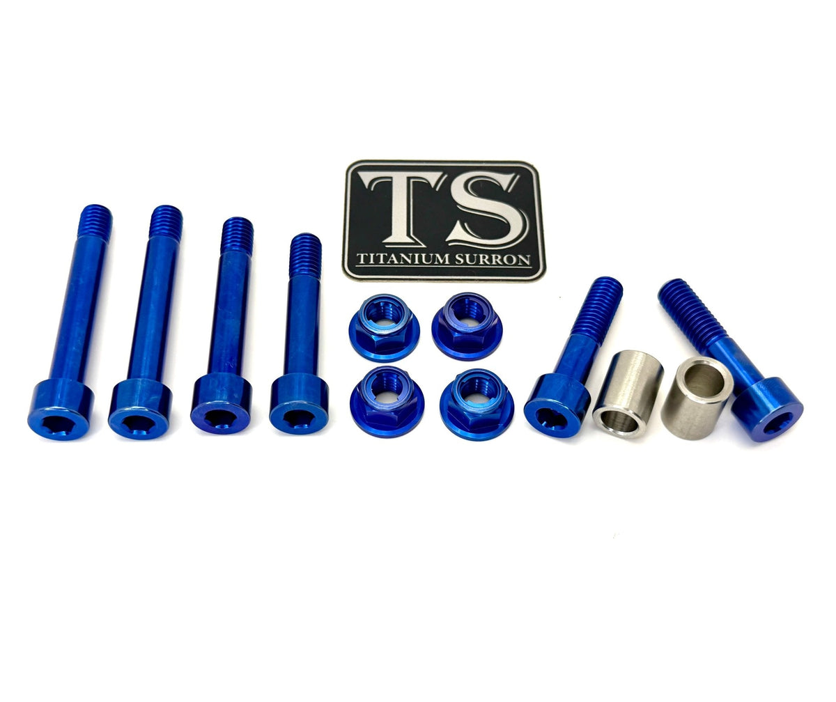 Titanium Rear Linkage Bolt Kit — Surron LBX & Segway Titanium Surron