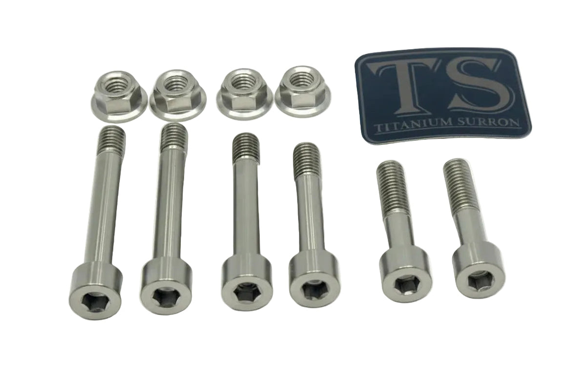 Titanium Rear Linkage Bolt Kit — Surron LBX & Segway Titanium Surron