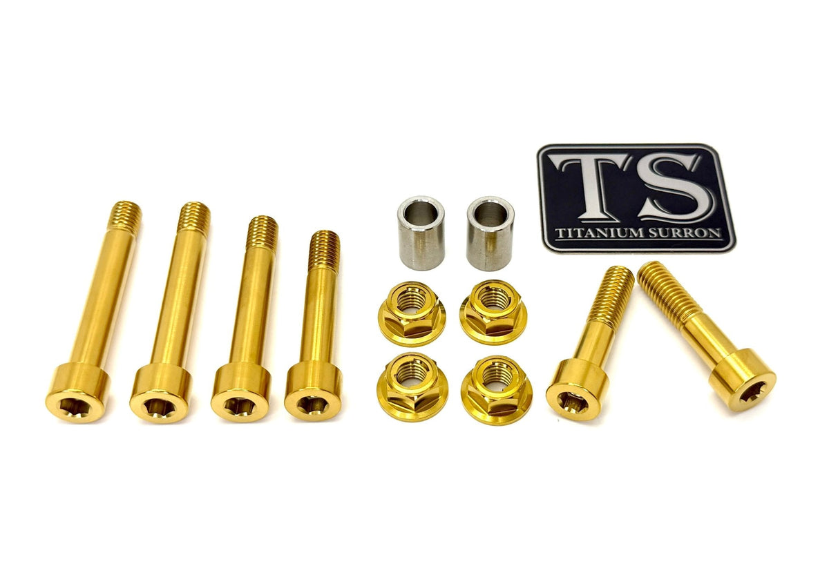 Titanium Rear Linkage Bolt Kit — Surron LBX & Segway Titanium Surron