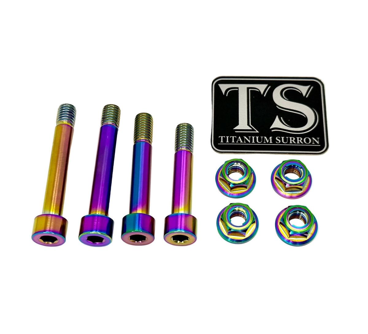 Titanium Rear Linkage Bolt Kit — Surron LBX & Segway Titanium Surron