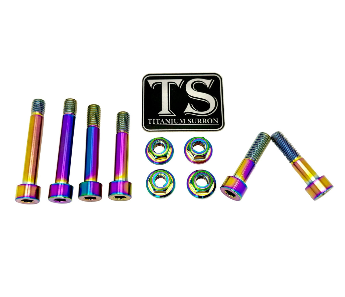 Titanium Rear Linkage Bolt Kit — Surron LBX & Segway Titanium Surron