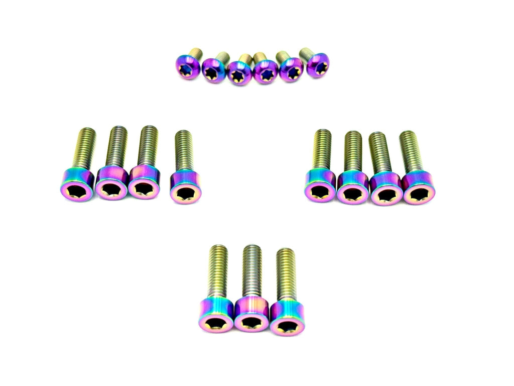 Titanium RFloXa Hawk 35 Pro and Max Fork Bolt Kits (21 pcs) Titanium Surron