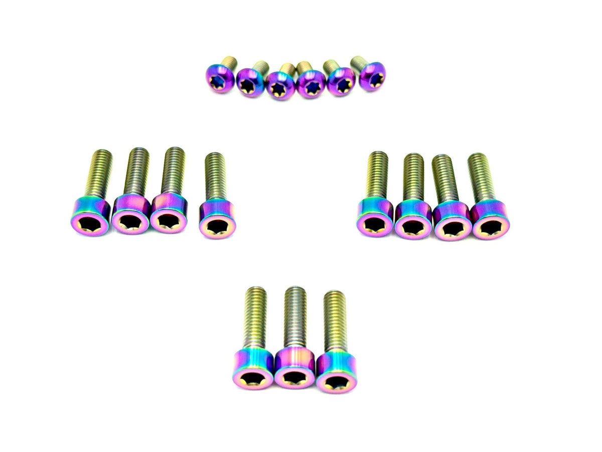 Titanium RFloXa Hawk 35 Pro and Max Fork Bolt Kits (21 pcs) Titanium Surron