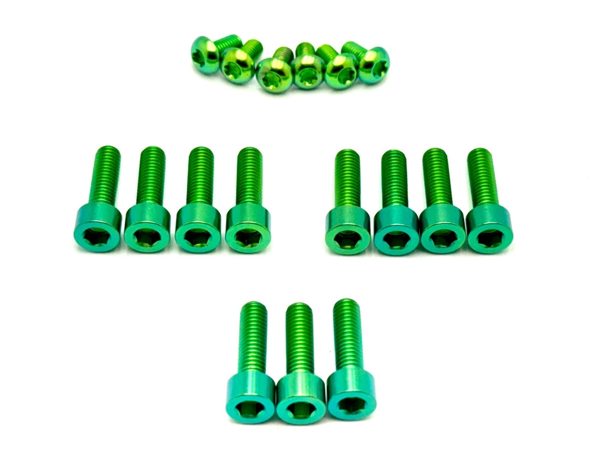 Titanium RFloXa Hawk 35 Pro and Max Fork Bolt Kits (21 pcs) Titanium Surron