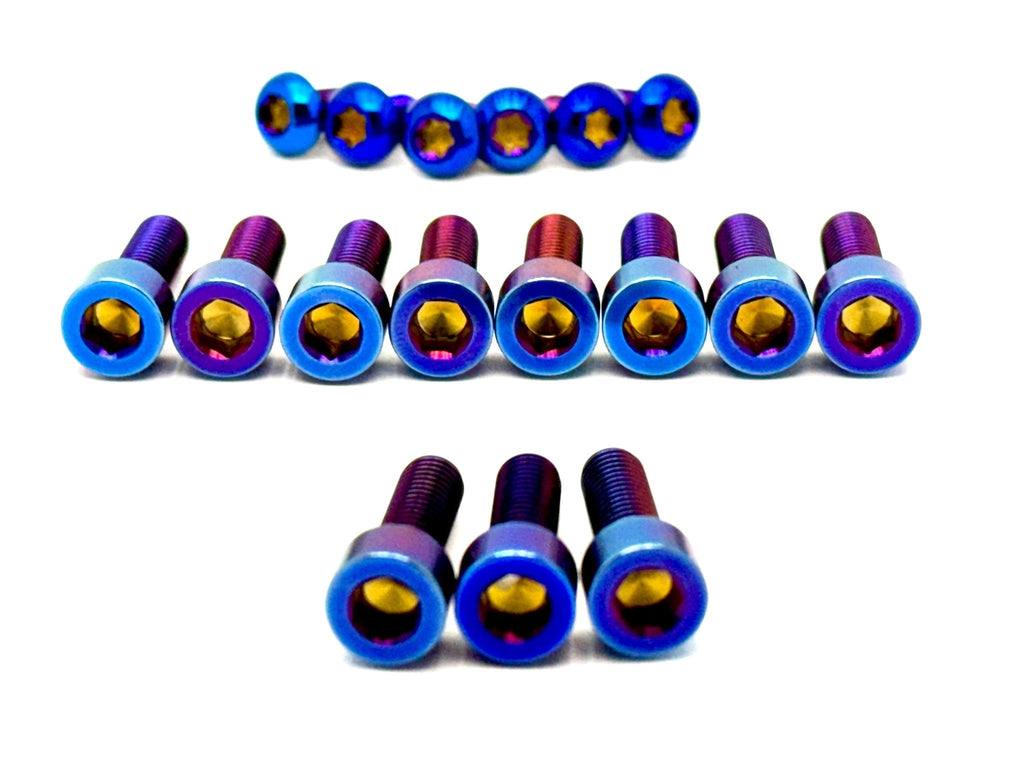 Titanium RFloXa Hawk 35 Pro and Max Fork Bolt Kits (21 pcs) Titanium Surron