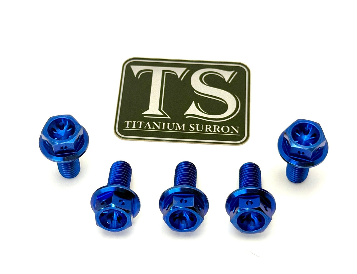 Titanium Sprocket Bolts - E-Moto Titanium Surron