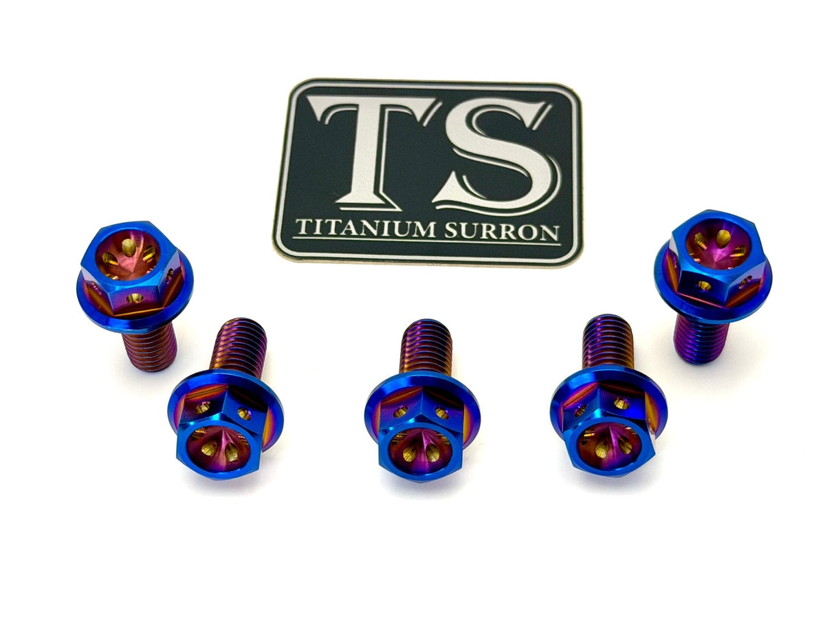 Titanium Sprocket Bolts - E-Moto Titanium Surron