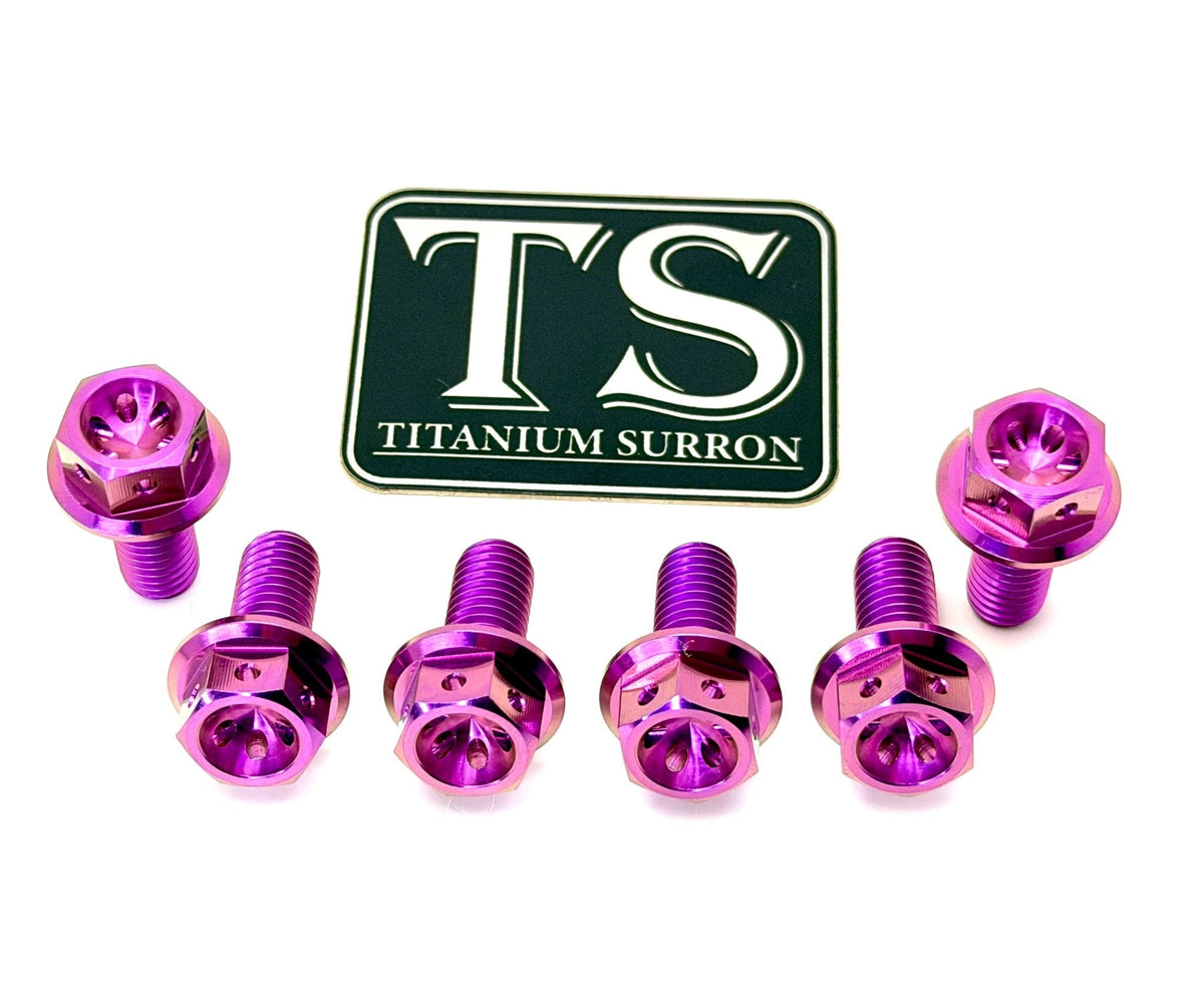 Titanium Sprocket Bolts - E-Moto Titanium Surron