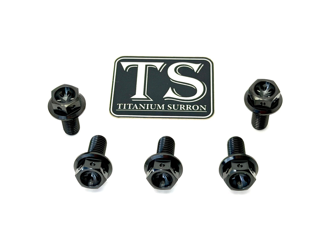 Titanium Sprocket Bolts - E-Moto Titanium Surron