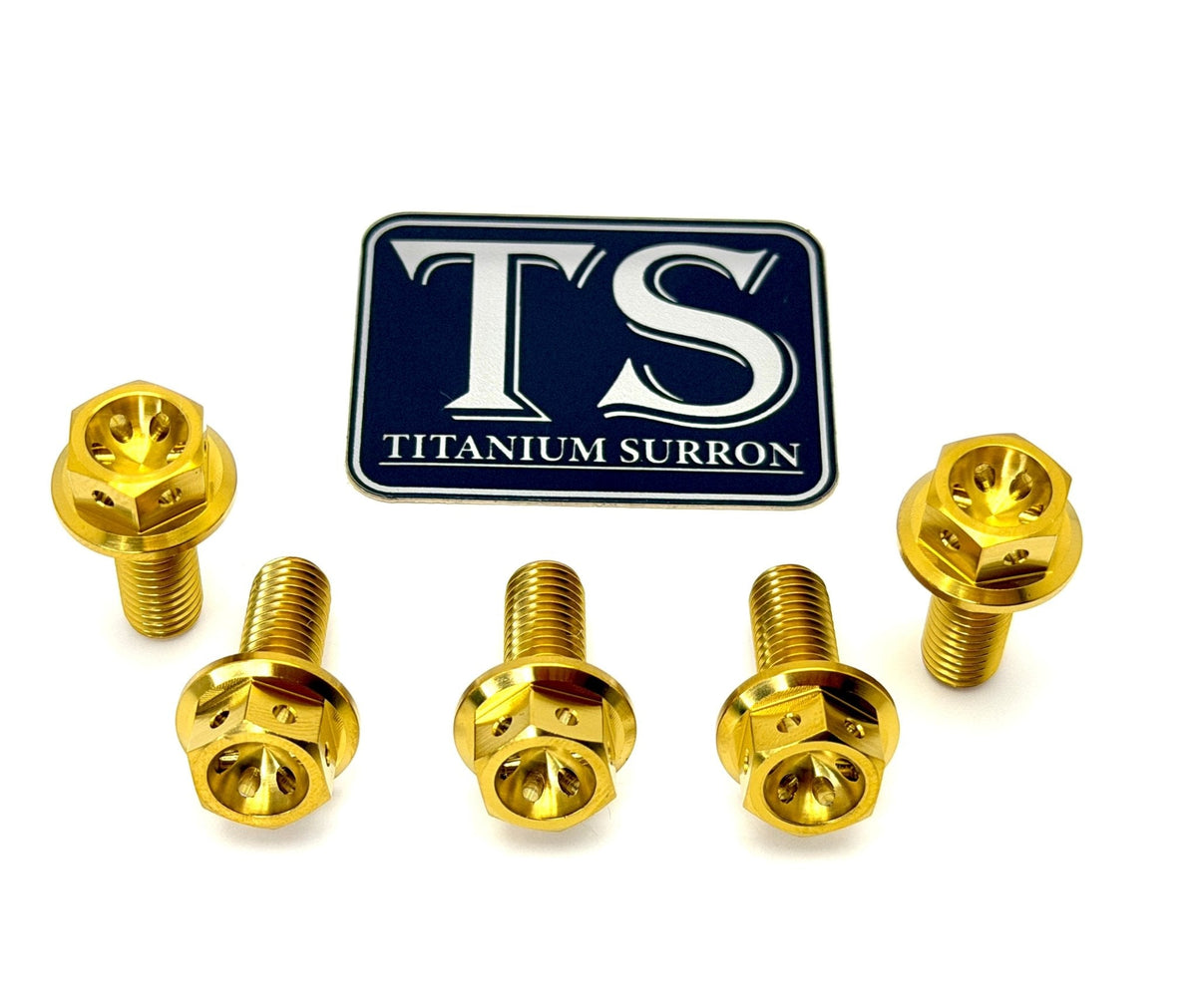 Titanium Sprocket Bolts - E-Moto Titanium Surron