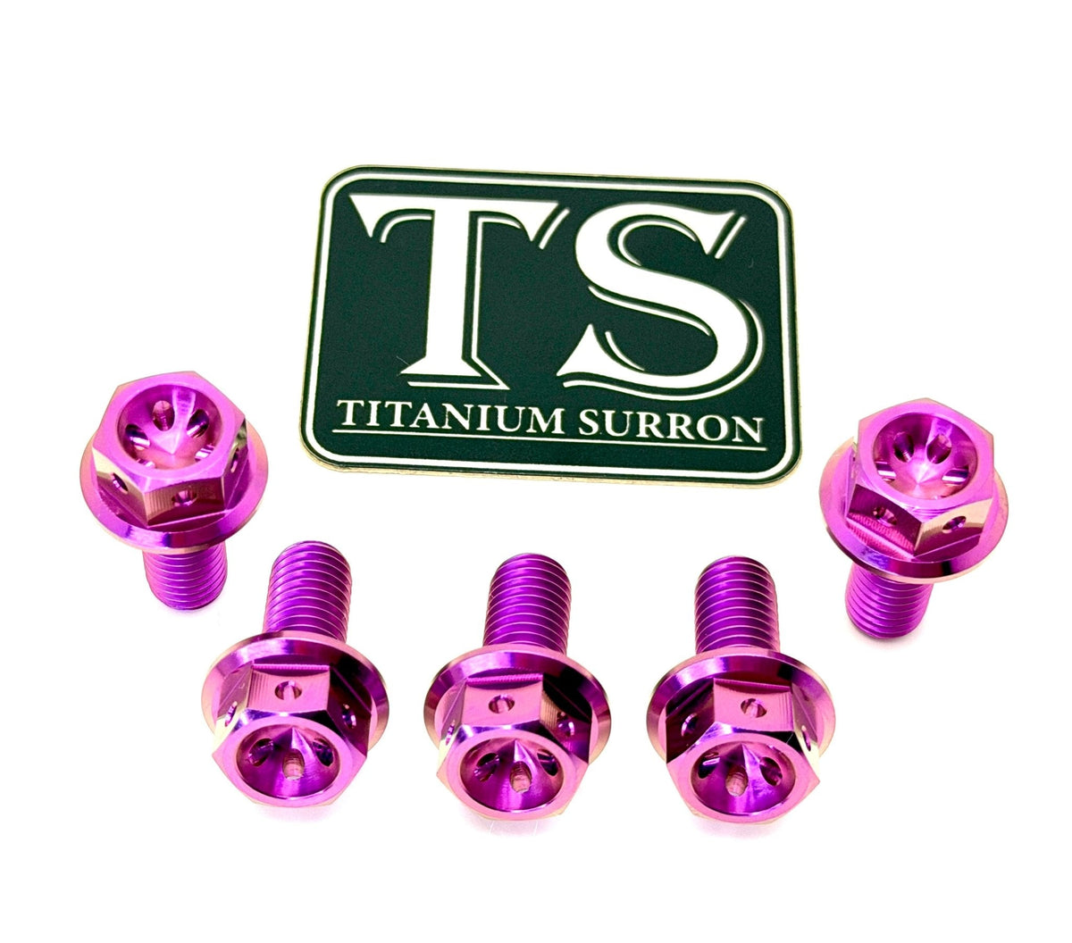 Titanium Sprocket Bolts - E-Moto Titanium Surron
