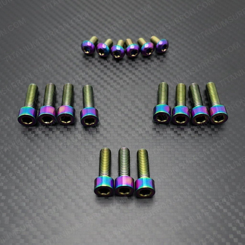 Titanium Surron KKE OEM Fork Bolt Kits Titanium Surron