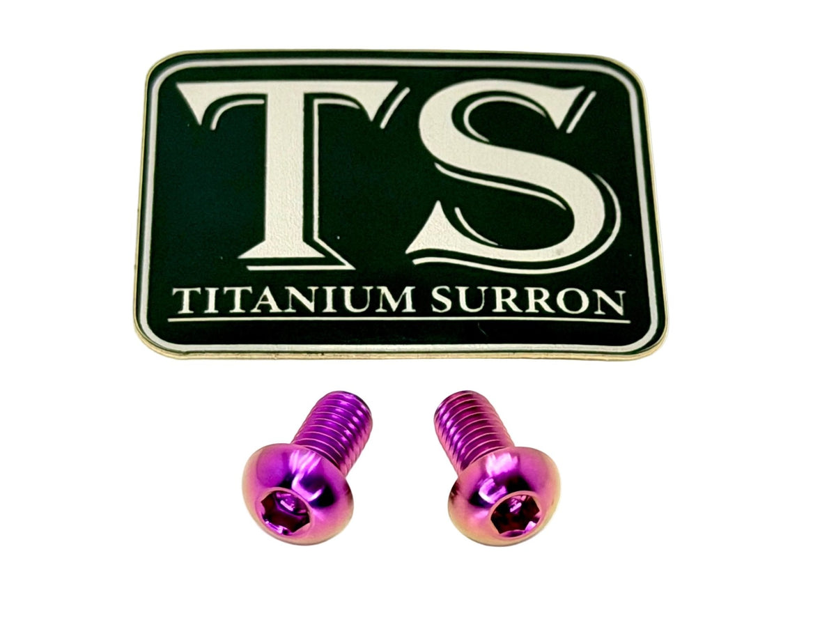 Titanium M6 Ignition Cover Bolts (Set of 2) Titanium Surron