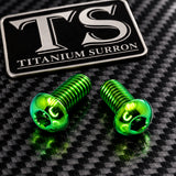 Titanium M6 Ignition Cover Bolts (Set of 2) Titanium Surron