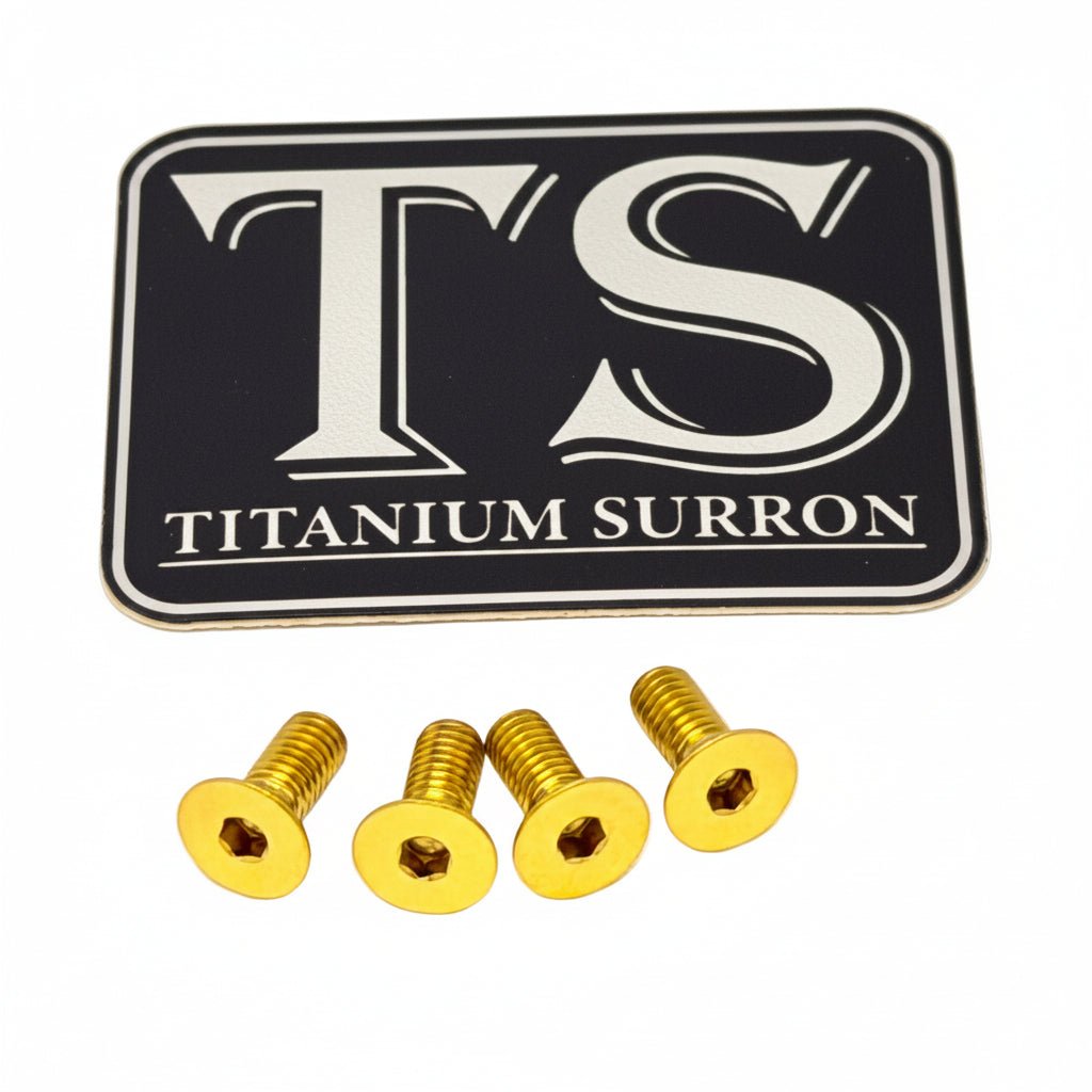 Titanium Surron Ultra Bee Brake Reservoir Cap Bolts Titanium Surron