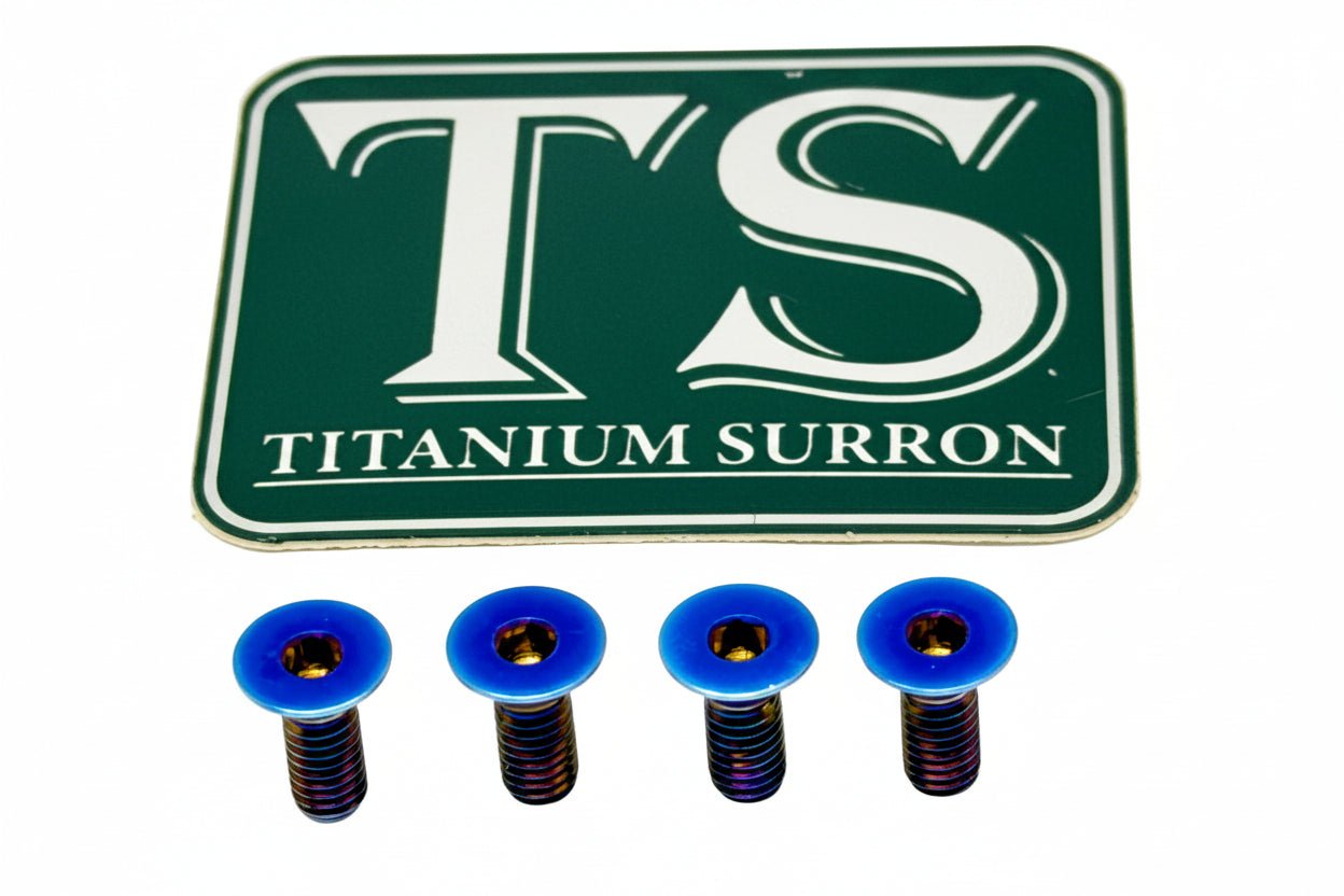 Titanium Surron Ultra Bee Brake Reservoir Cap Bolts Titanium Surron
