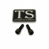 Titanium Surron Ultra Bee Headlight Bracket bolts by Prickly for Baja Squadron Titanium Surron