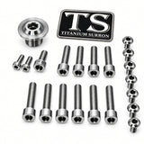 Titanium Surron Ultra Bee OEM Fork Bolt Kit Titanium Surron