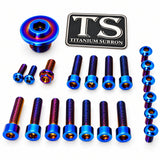 Titanium Surron Ultra Bee OEM Fork Bolt Kit Titanium Surron