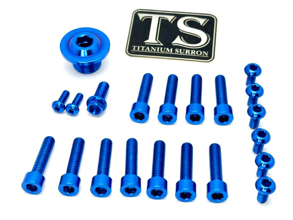 Titanium Surron Ultra Bee OEM Fork Bolt Kit Titanium Surron