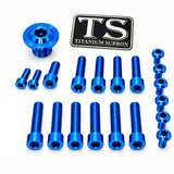 Titanium Surron Ultra Bee OEM Fork Bolt Kit Titanium Surron