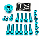 Titanium Surron Ultra Bee OEM Fork Bolt Kit Titanium Surron