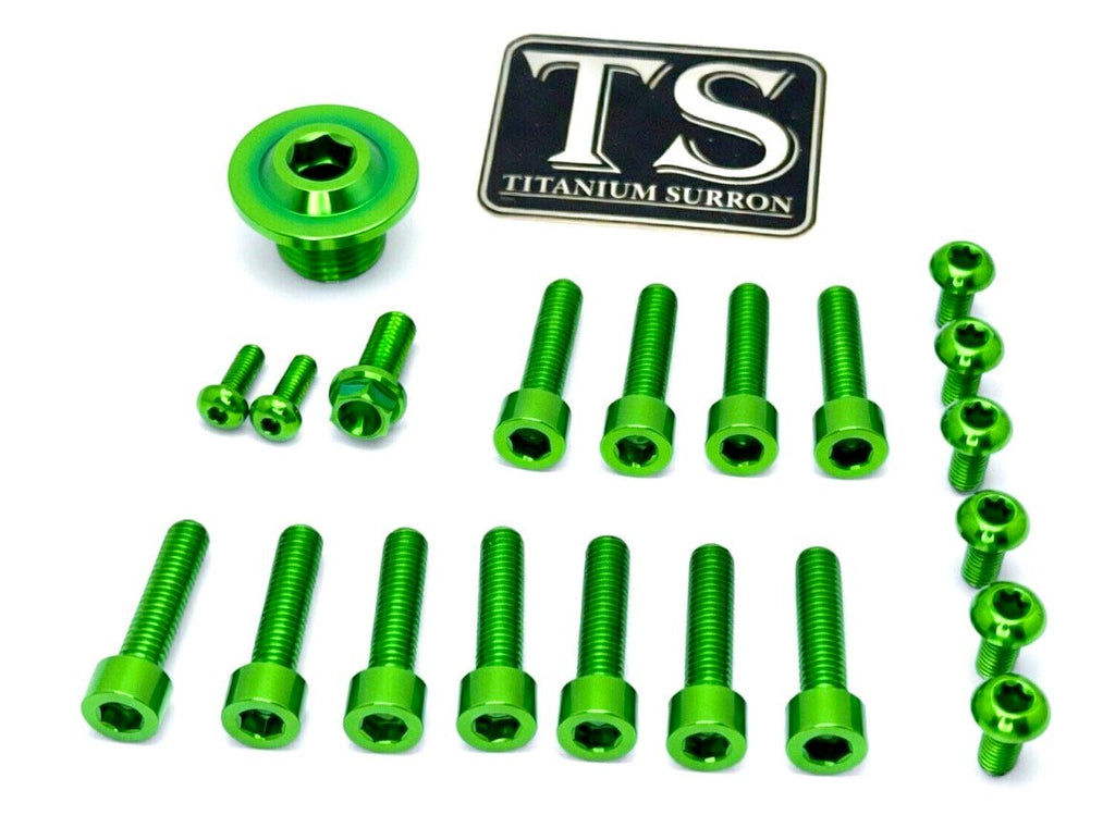 Titanium Surron Ultra Bee OEM Fork Bolt Kit Titanium Surron